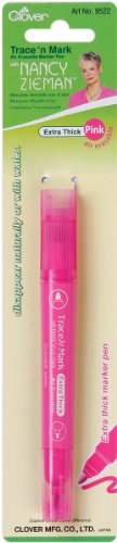 Clover 9522 Sublimatstift Trace-n Mark, 2 Spitzen dick und extra dick, selbstlöschend, rosa1