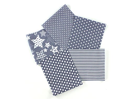 Stoffpaket, Patchwork paket grau