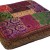 Orientalisches eckiges Patchwork Kissen 40 cm, Sitzkissen, Bodenkissen mit Baumwollfüllung / Boden, Stuhl & Sitzkissen1