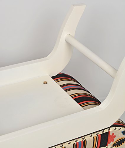 Landhaus Flurbank Recamiere Polsterbank Patchwork Sitzbank Sofa Landhaus Ottoman5