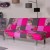 Schlafsofa COLOUR 3er Sofa Stoff Patchwork6