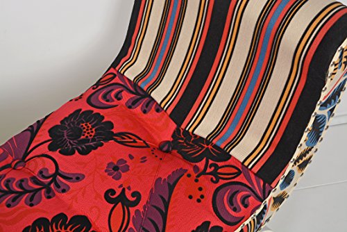 Landhaus Flurbank Recamiere Polsterbank Patchwork Sitzbank Sofa Landhaus Ottoman3