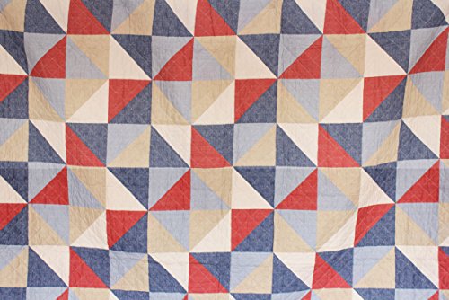 1001 Wohntraum 14D6 Quilt Vera 200 x 230 cm Blumen Punkte Rosen Vintage Plaid Tagesdecke Patchwork Shabby Decke1