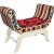 Landhaus Flurbank Recamiere Polsterbank Patchwork Sitzbank Sofa Landhaus Ottoman6